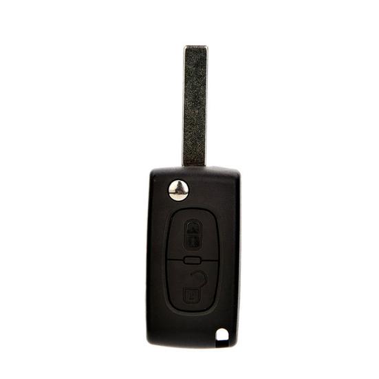 Car Replacement Flip 2 Button Auto Key Shell Case Cover for Peugeot 207 307
