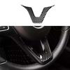2016-18 Steering Wheel Sheet Panel Cover Trim For Benz E-Class Real Carbon Fiber