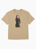 Selena Gomez Lineless Illustration Oversized T-Shirt