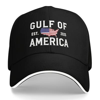 GULF Tryckt Basebollkeps Lätt Truckerkeps Amerikas Förenta Stater Gulf Design Handtvättbar Perfekt för Halloween