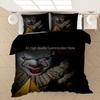 Pennywise-IT Bedding Set Duvet Covers Horror Movie Clown Series Comforter Bedding Sets Bedclothes Bed Linen(NO Sheet) AYR