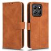 For Honor X8c 4G Leather Case Skin Feel Anti Drop Wallet Flip Phone Cover