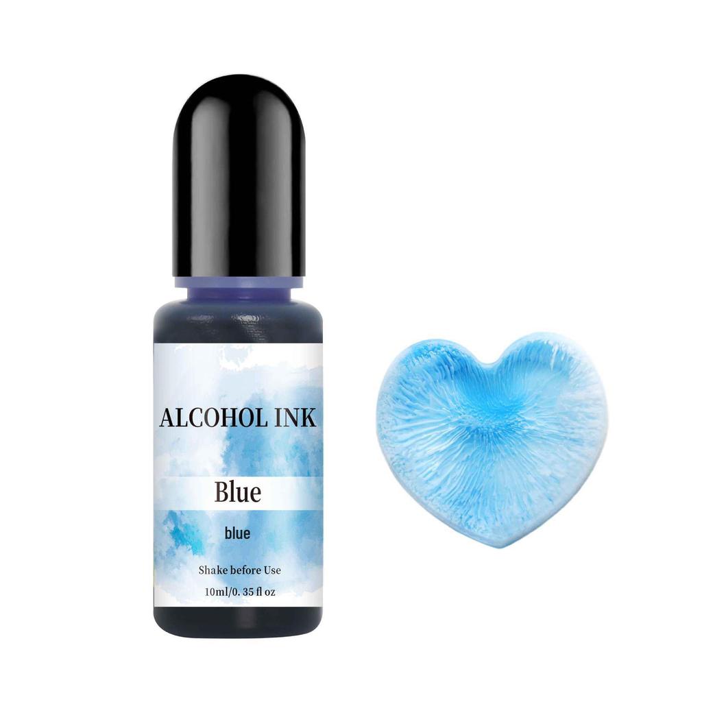 Automatic Diffusion 3D Bleeding Effect Crystal Epoxy Colorant - 30-Color DIY Alcohol Ink Set