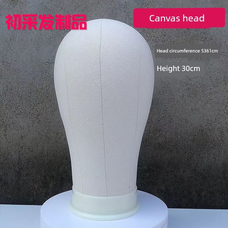 

Холщовая голова-манекен Подставка для ухода за париками Модель головы манекена Держатель для париков Кронштейн Голова Мао Нянь для моделирования Canvas head 21+(40 needles)