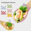 Baby Silicone Bib Divided Dinner Plate Suction Bowl Spoon Fork Water Cup Placemat Set Training Feeding Food Utensil Dishes Tableware Kit for Newborn