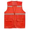 High-Visibility Reflective Vest for Sanitation and Construction Sites