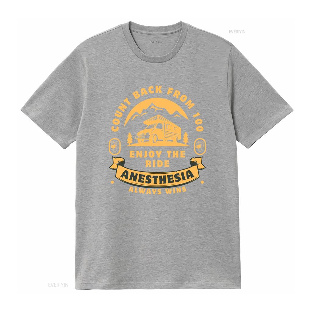 Count Back From 100 Anesthesia T Shirt Anesthesiologist week gift CRNA Nurse Doctor s Always Wins vintage Washed