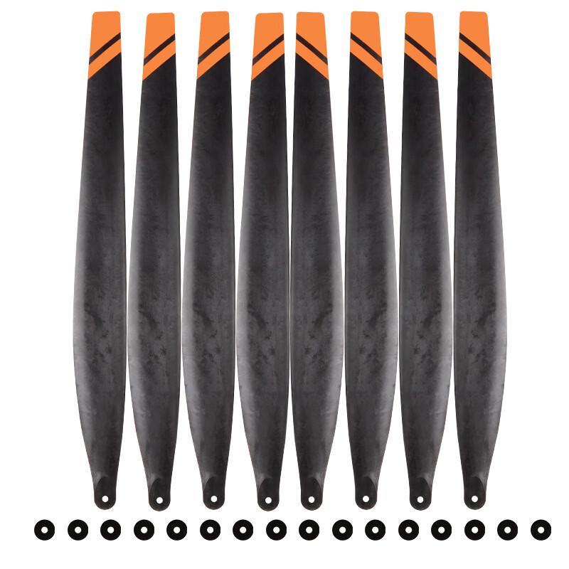 HOPECENT Schwarze Pferde Kohlefaser-Propeller für DJI T40/T50/T20P
