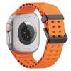 Ozean-Silikonarmband für Apple Watch Ultra 3 2 49mm/11 10 46mm 45mm 44mm Sportarmband Armband iWatch Serie 9 8 7 6 5 4 SE 3