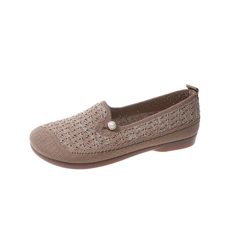 Sapatos Femininas Women Casual Sweet Anti Skid Slip On Flat Loafers Zapatos De Mujer Lady Cool Black Comfort Dance Shoes