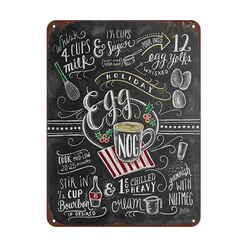 Mai Tai Cocktail Plaque  Vintage Metal Signs for Bar Pub Club  Whiskey Pimms Cup Retro Tin Poster  Wall Decor for Home Kitche