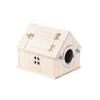 Rainproof Wood Bird House Large Space Bird Nesting Box Practical Birds Breeding Box  For Bird Cage