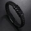 Men PU Leather Bracelet Magnet Buckle Bangle Birthday Gift