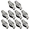 10pcs Stainless Steel  Single Pulley Strong  For Marine Lifting Hand Tools Power Tool Accessories Household Supplies