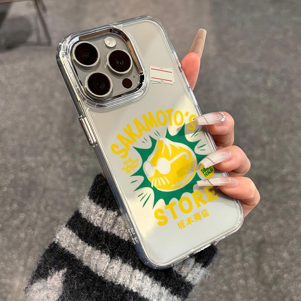 SAKAMOTOS DAYS Phone Case For iPhone 17 16e 16 15 14 13 12 11 mini Pro Max X XR XSMAX 8 7 Air Plus Transparent Soft Cover