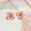 2Pcs Women Earrings Flower Shape Anti Rust Alloy Ear Studs Earrings Jewelry for Party