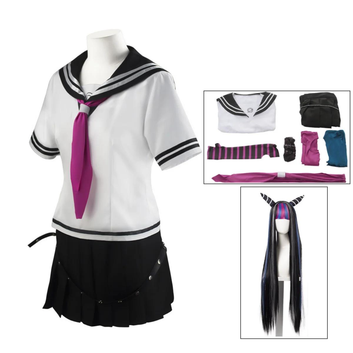 Anime Dangaronpa Mioda Ibuki Cosplay Women s Dress Uniform Sailor s Suit Halloween Carnival Party Carnival Costume S