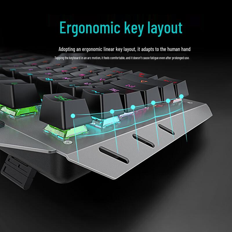 EWEADN TK900 Wired Mechanical Keyboard & Mouse Combo
