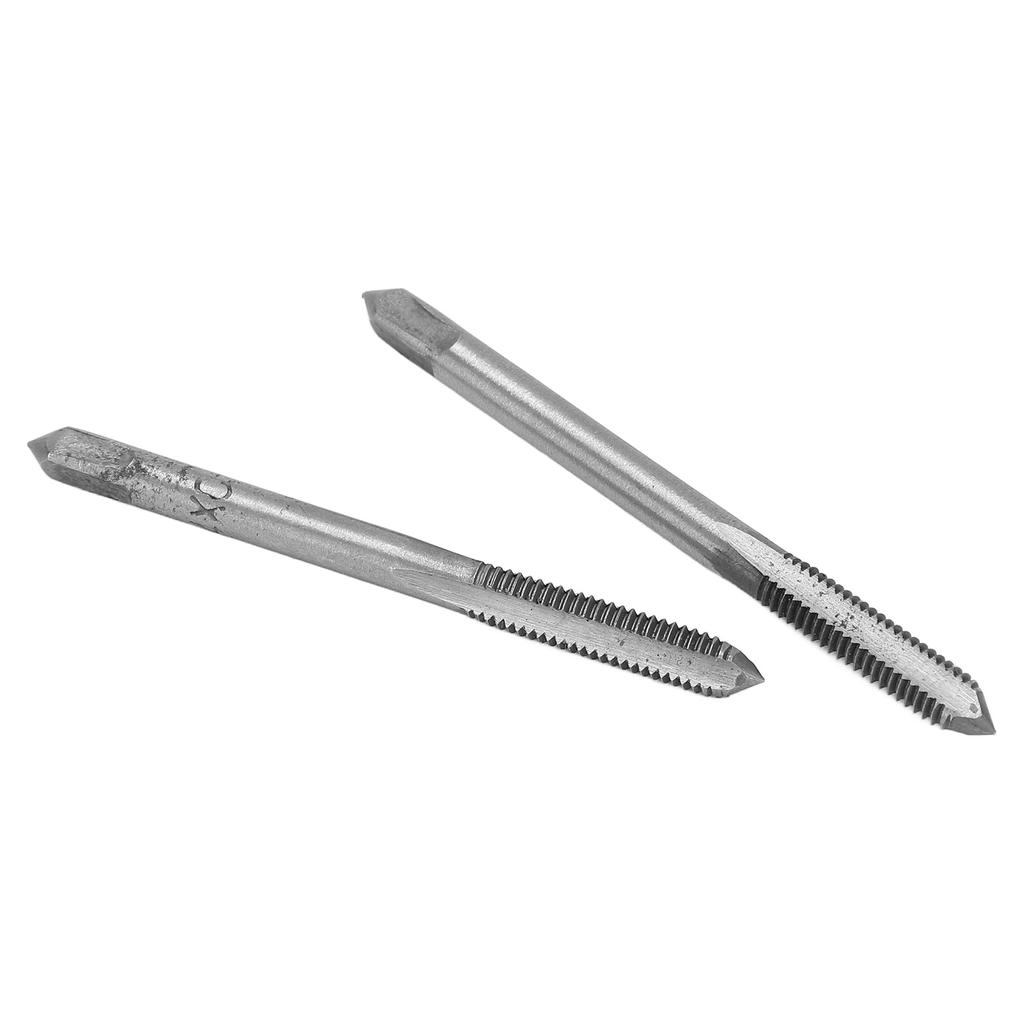 2PcsCelsiusSet   Machine Tap High Speed Steel 3 Straight Flutes Screw Thread Tapping Tool