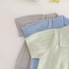 2025 Korean Style Baby & Toddler Ice Silk Knit Summer Top and Pants Set
