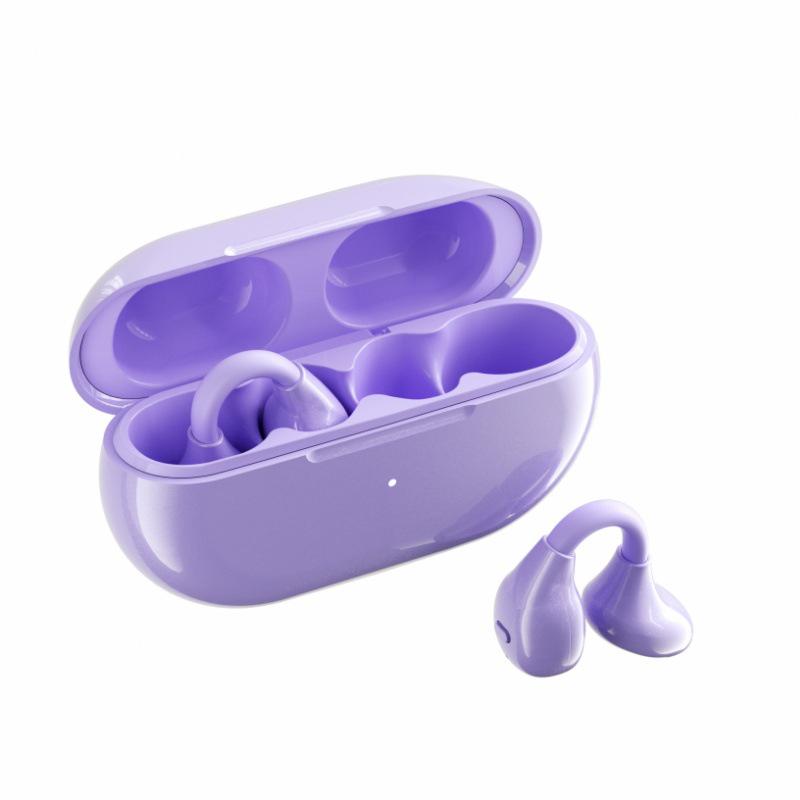 2025 Bluetooth Clip-on Headphones: Waterproof, Noise-Cancelling, Long Battery, Sports Comfort, AI Translation, Sound Leak-Free.