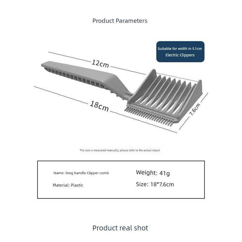 Men For Home Self-Service Yourself Hair Scissors Hair Trim Comb Gradient Brush Shape Push Edge Positioning Hairdressing Comb Supplies