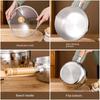 Japanese Snowflake Stainless Steel Pot Household Non-stick Uncoated Food Instant Noodle Cooking Pot with Pouring Spout Milk Pot