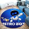 ASTRO BOT Round Area Rug,Carpet Rug for Living Room Bedroom Sofa Playroom Decor,Non-slip Floor Mat