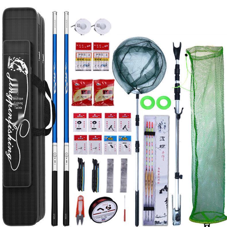 Полный набор удилищ для начинающих: Ручная удочка с оснасткой, Морская удочка и аксессуары
