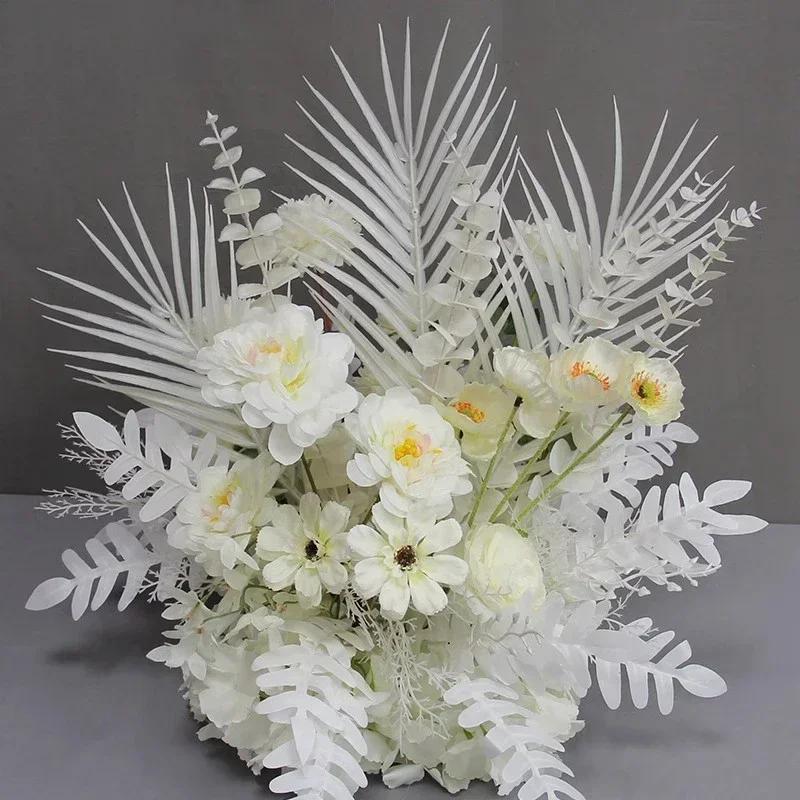 Высококачественный искусственный свадебный цветочный шар, декор стола, роза, искусственная цветочная гирлянда, стена, арка, фон, композиция, сценическая дорожка, цветочная дорожка