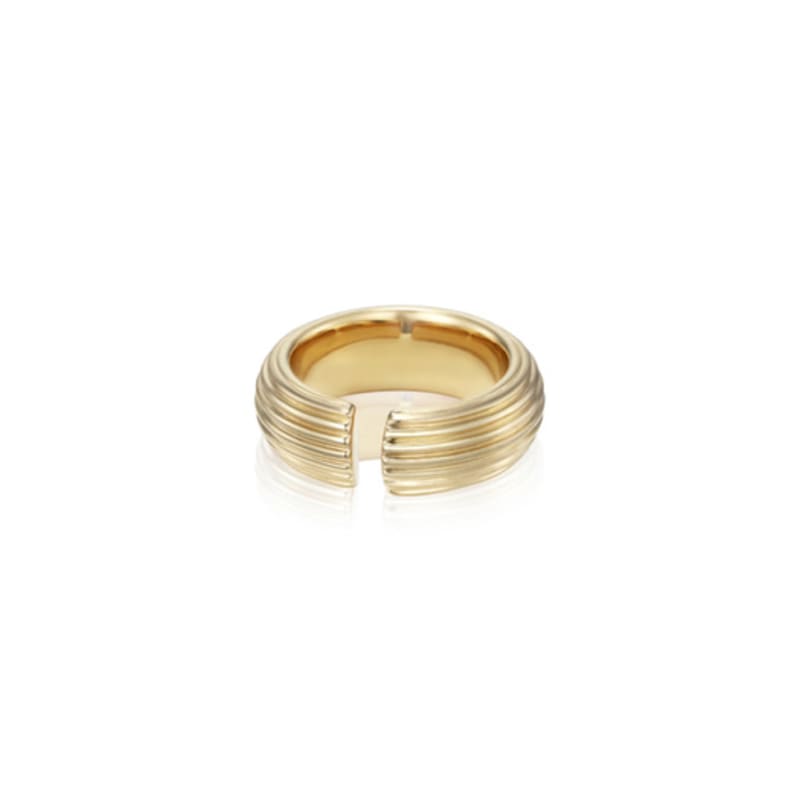 poery Orbit Open Pinky Ring_Gold