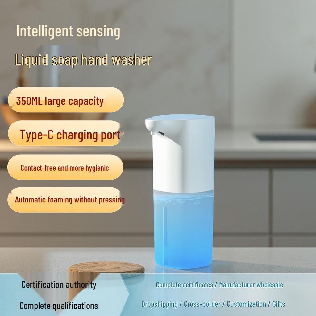 Rechargeable Contactless Smart Sensor Hand Sanitizer Dispenser for Hotels and Kitchens