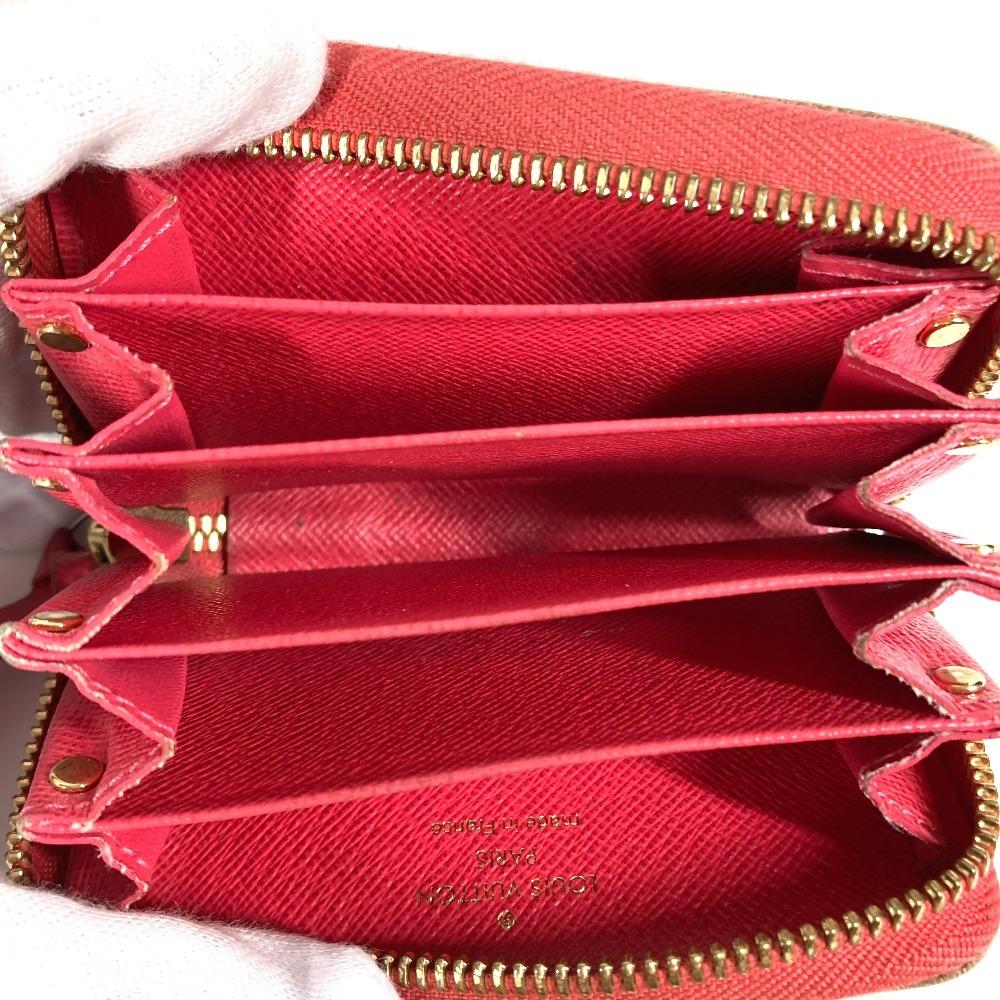 Louis Vuitton M61540 Monogram Mule cult Business Card Case Coin Purse Brown/pink