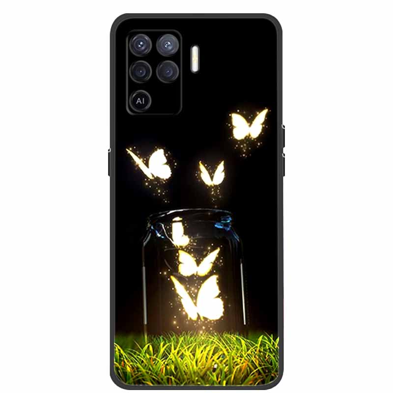 For Coque OPPO Reno5 Lite Case Shockproof Soft silicone TPU Back Cover For Oppo Reno 5Z 5 Lite Phone Case 5Lite CPH2205 Fundas