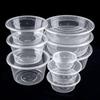 Sheedean 500ml Thickened Round Disposable Takeout Containers with Lids