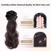 Korean Style Braided Wig Hair Claw Clip Curly Elastic Hair Tie Trendy Hair Scrunchie  for Women