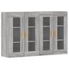 Wall Cabinets 2 pcs Grey Sonoma Wood Based Material