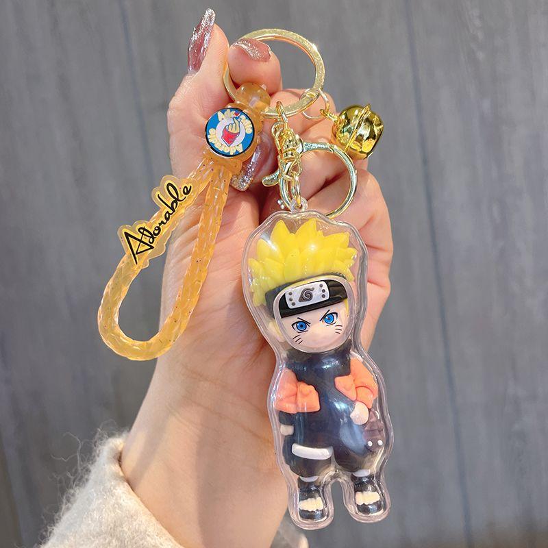 New NARUTO Naruto Animation Creative Student School Bag Key Pendant Car Key Chain