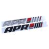 3d ABS  Chrome Black Logo APR Emblem Letters Car Trunk Badge Decal For A4 A5 S4 B8 A3 A7 APR Sticker Accessories