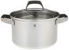 Zwilling J.A. Henckels Japan "HI Style Basic Deep Saucepan, 24cm, 6L" Stainless Steel Stockpot with Polished Finish, Induction Compatible [Official Ja