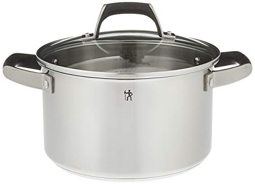Zwilling J.A. Henckels Japan "HI Style Basic Deep Saucepan, 24cm, 6L" Stainless Steel Stockpot with Polished Finish, Induction Compatible [Official Ja