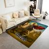 Knight Defeats Dragon Customize Your Name Area Rug Design for Game Room Dining Room Playrooms Kitchen Anti-slip Rug Office Home Decor