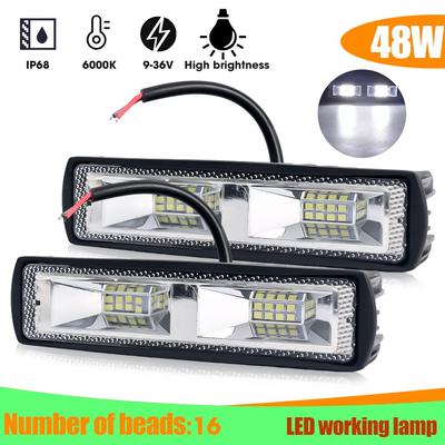 1 adet araba LED tek sıra farlar