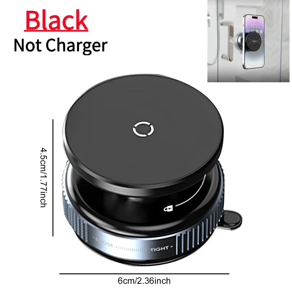 Magnetic Mobile Phone Holder 360 Rotatable Vacuum Adsorption Bracket GPS Navigation Bracket for iPhone 15 14 13 Huawei