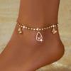 Cute Butterfly Elegant Anklet Bohemian Style Fashionable Women's Jewelry for Summer Beach Daily Wear