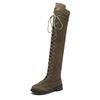 Sexy Lace Up Over The Knee Boots Women 2025 Autumn Winter Flat Heels Platform Gothic Shoes Female Long Thigh High Boots Fashion
