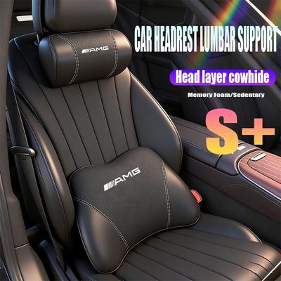 Poduszka lędźwiowa na zagłówek samochodowy Poduszka wypełniająca przestrzeń na szyję Breloczek do kluczy Do Mercedes Benz AMG A B C E G CLA W211 W203 W204 C260 E300L A200L