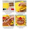 Embroidery Embroidery Doll Felted Animal Sewing Craft Set Educational Embroidery Set for Kids Adult Handmade Craft