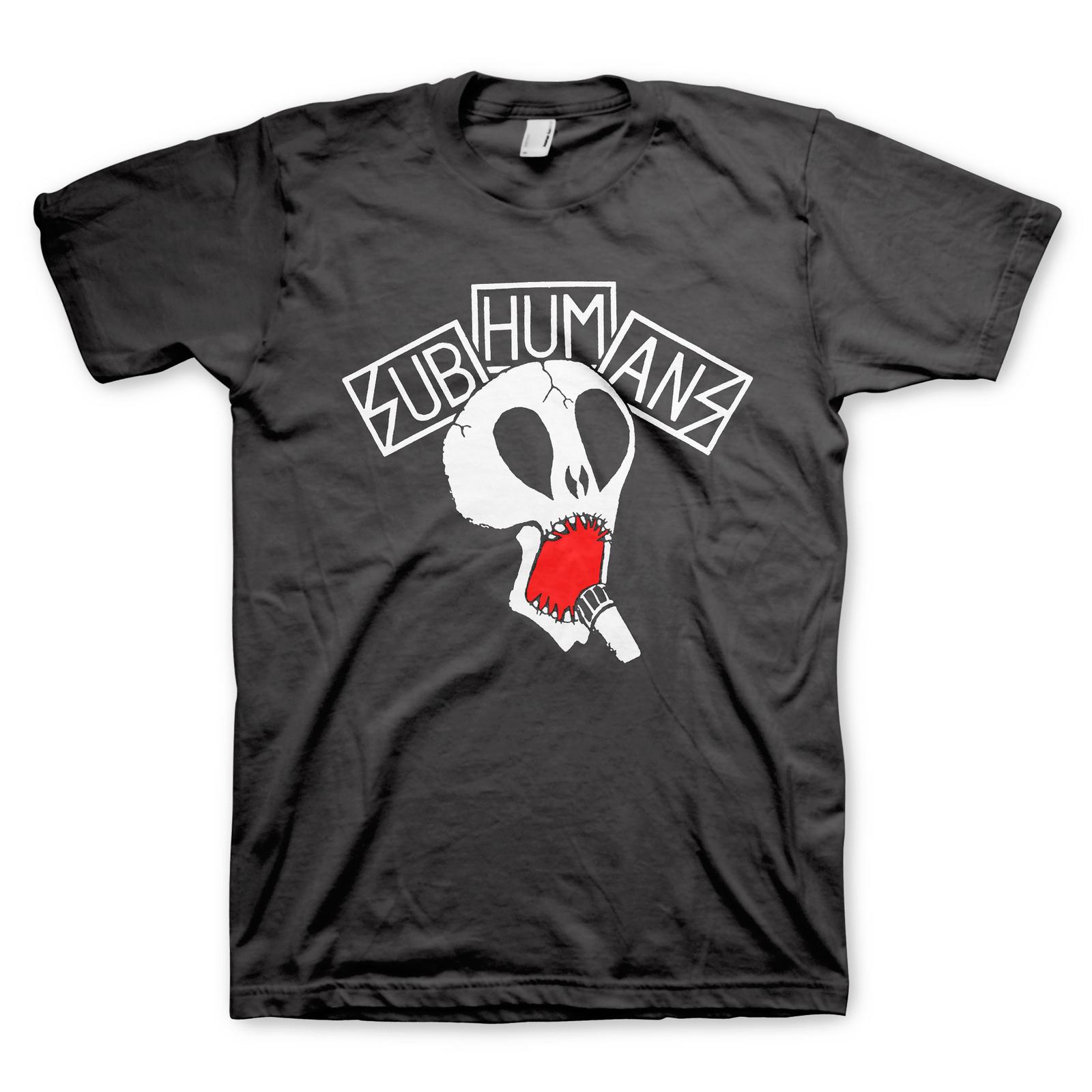 Subhumans Skull T-Shirt Mens Womens Tees Top 3XL