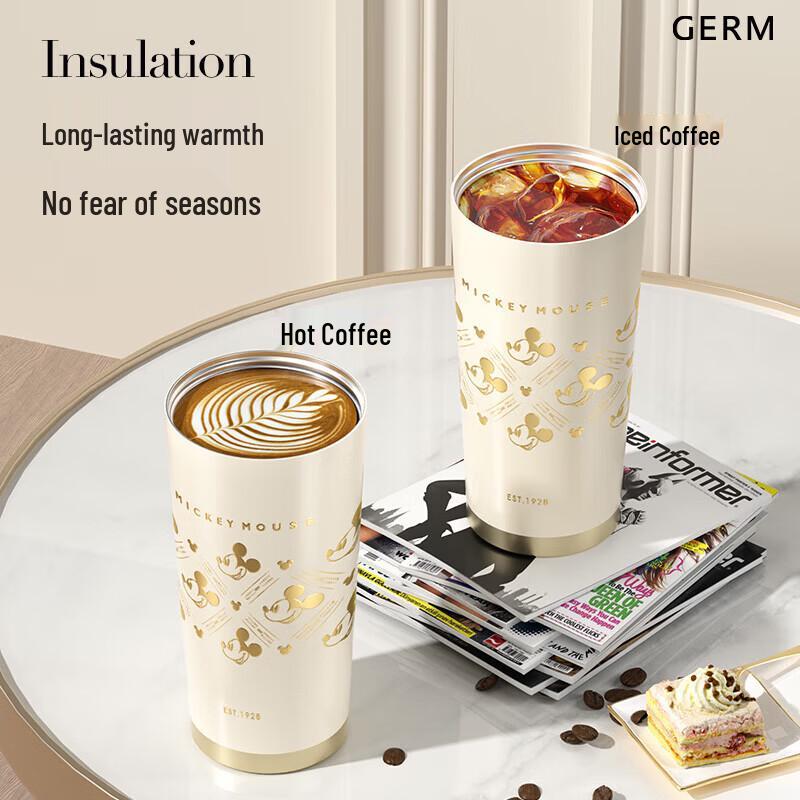 Germ Co-branded 500ml Double-Drink Insulated Coffee Mug